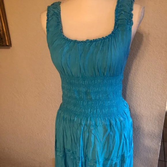 Sakkas Womens Peasant Dress - Picture 8 of 13